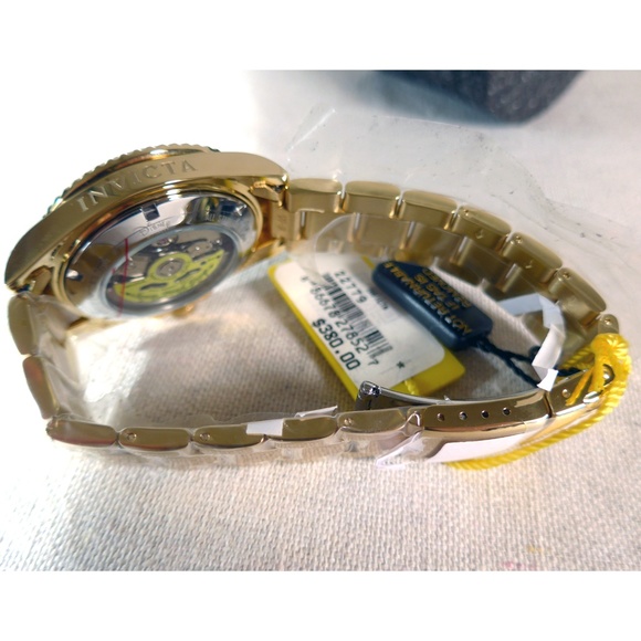 NWT Invicta Disney Limited Edition Mickey Mouse Men’s Automatic 40mm Gold Watch - Picture 5 of 13